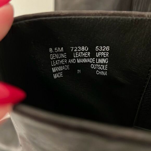 Timberland Women's Black Slip On Waterproof Leather High Riding Boots - Picture 8 of 10